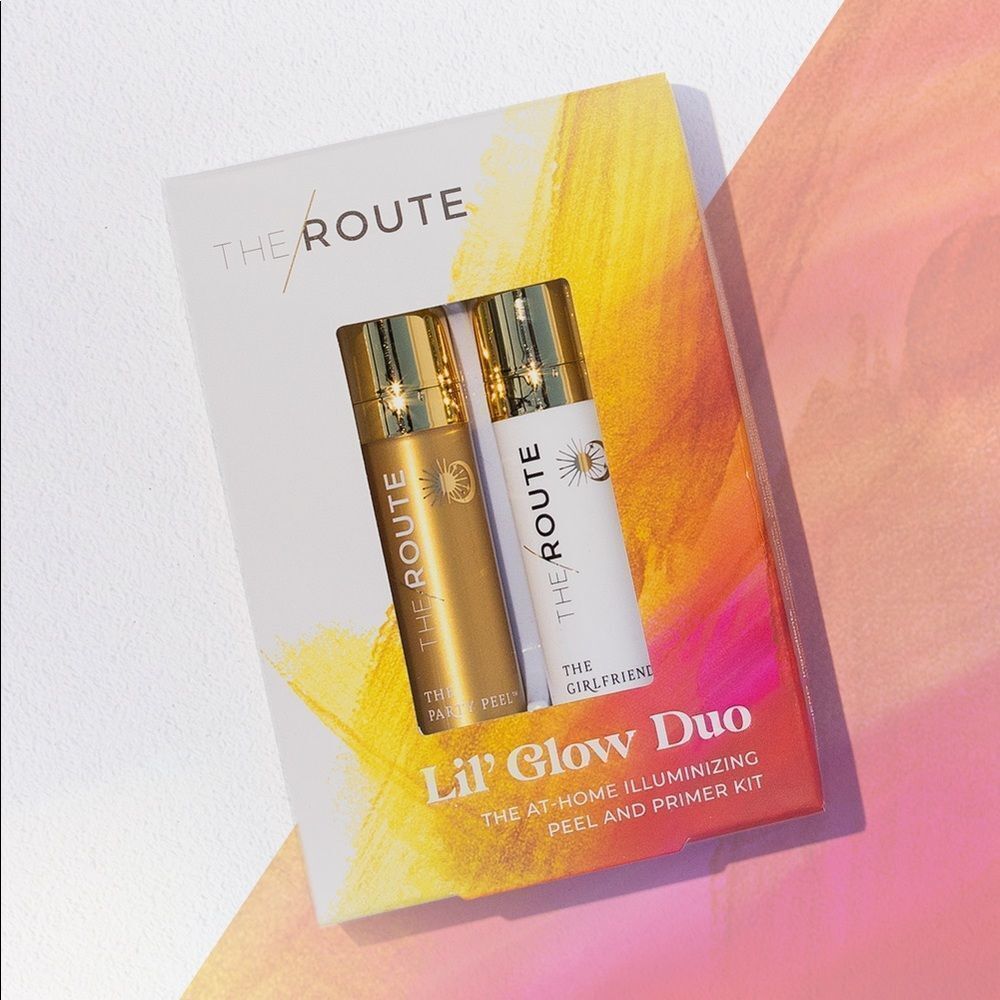 NIB The Route Beauty Lil Glow Duo